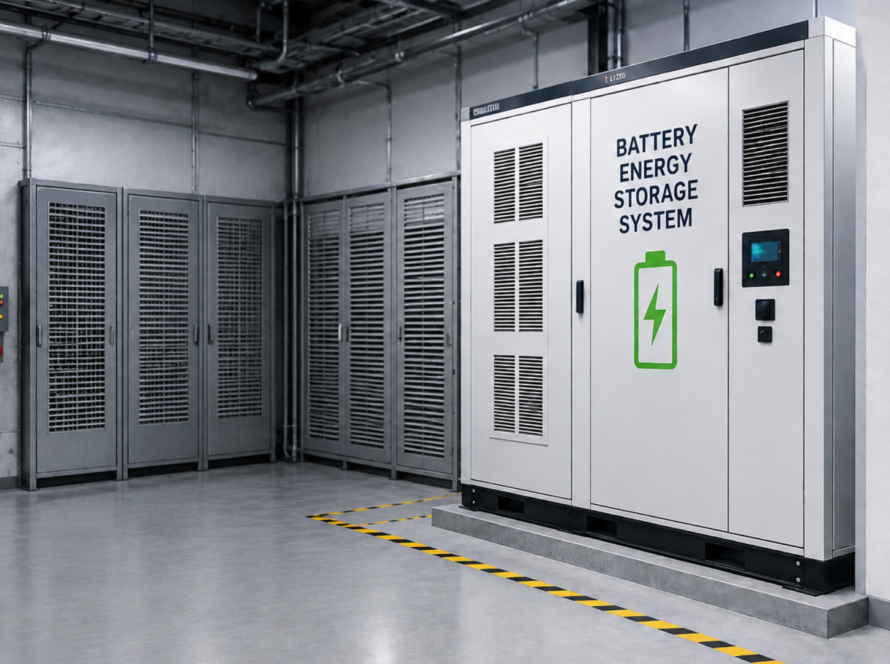 Commercial battery storage fire safety regulations UK